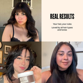 oVertone Espresso Brown Hair Mask lifestyle scene