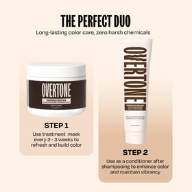 oVertone Espresso Brown Hair Mask texture close-up
