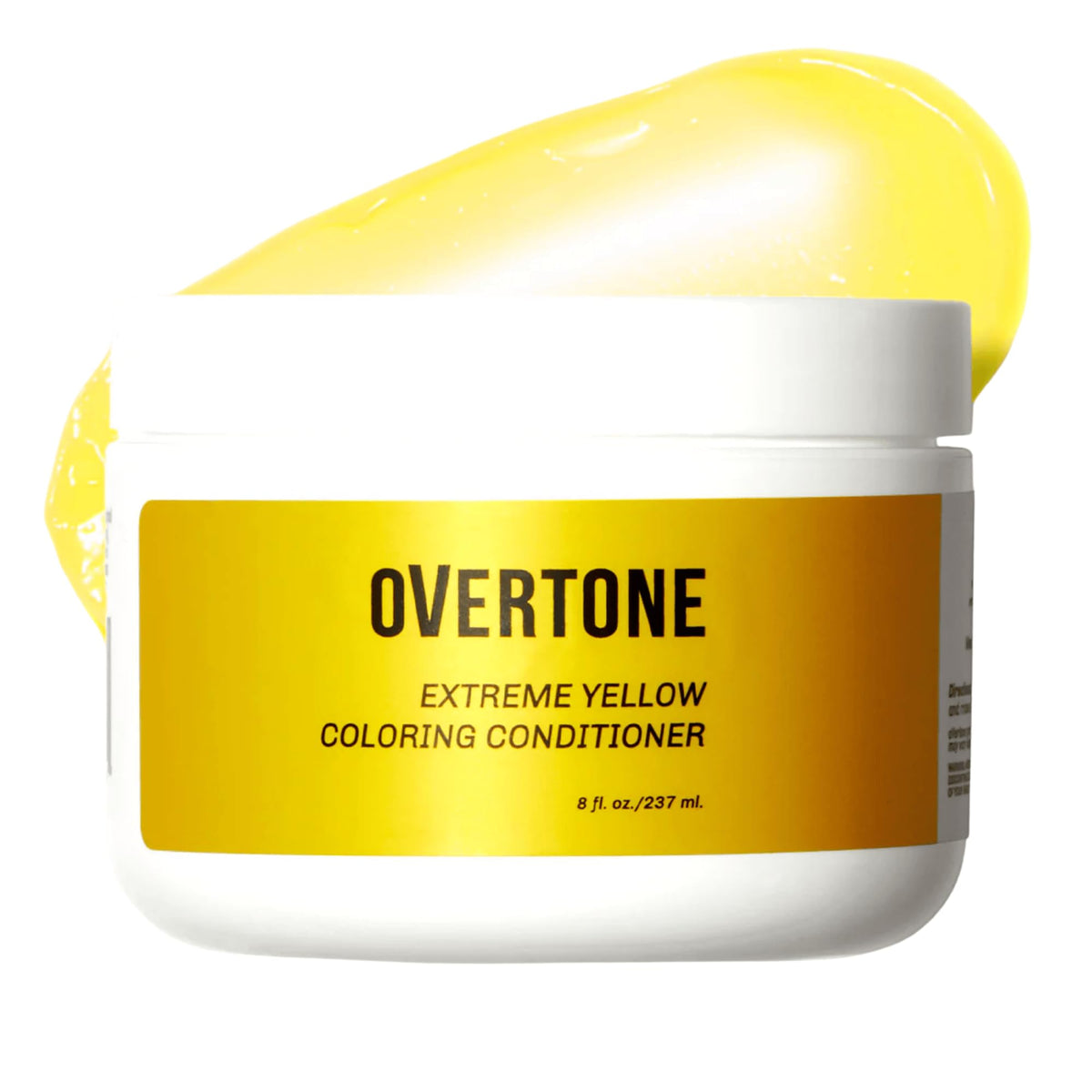 oVertone Extreme Yellow Hair Mask front view with packaging