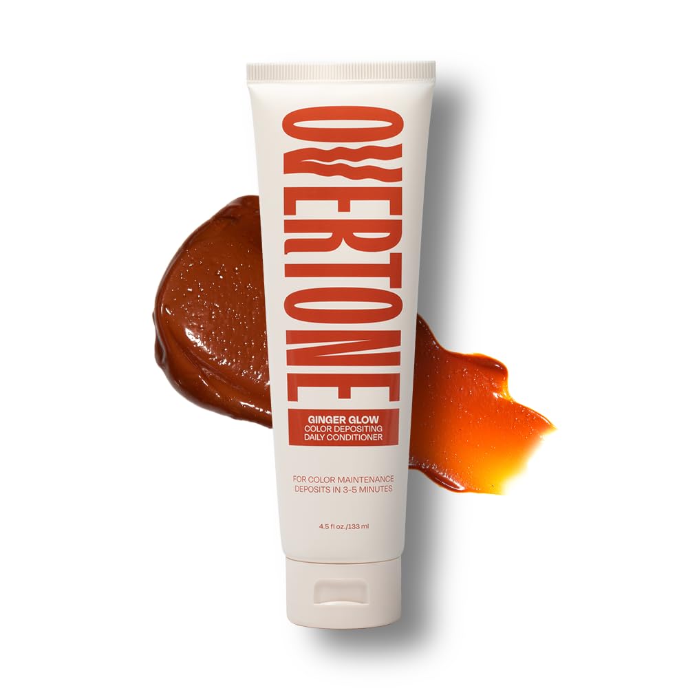 oVertone Ginger Glow Color Depositing Daily Conditioner front view