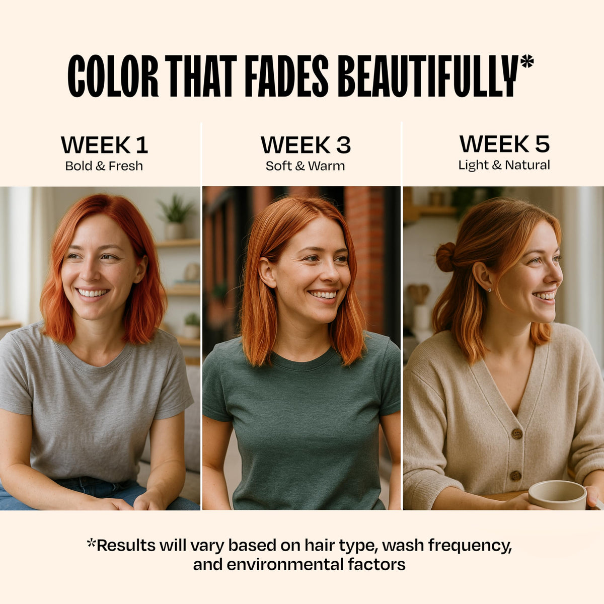 oVertone Ginger Glow Hair Mask product label