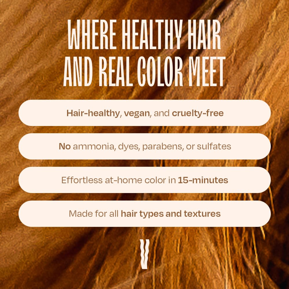 oVertone Golden Brown Daily Conditioner texture on hand