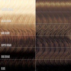 oVertone Golden Brown Hair Mask in a bathroom setting