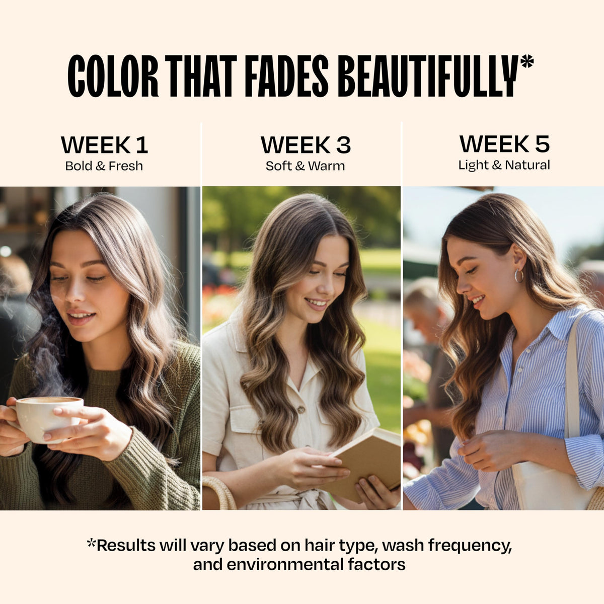 oVertone Golden Brown Hair Mask with natural ingredients