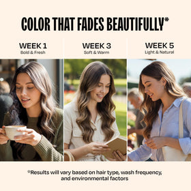 oVertone Golden Brown Hair Mask with natural ingredients