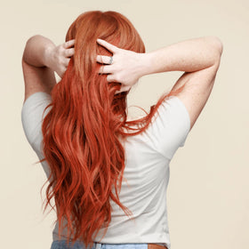 oVertone Golden Copper conditioner packaging with product details