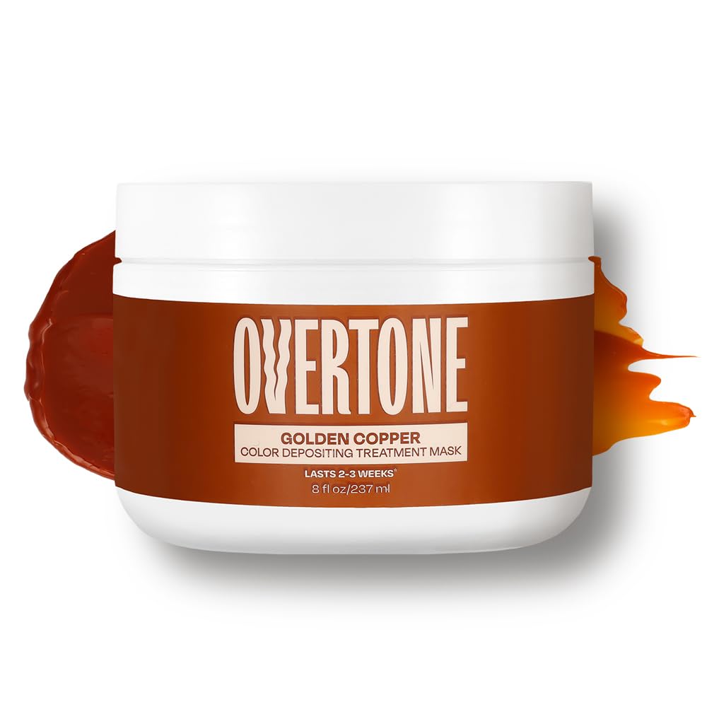 oVertone Golden Copper Hair Mask front view