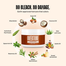 oVertone Golden Copper Hair Mask with natural ingredients