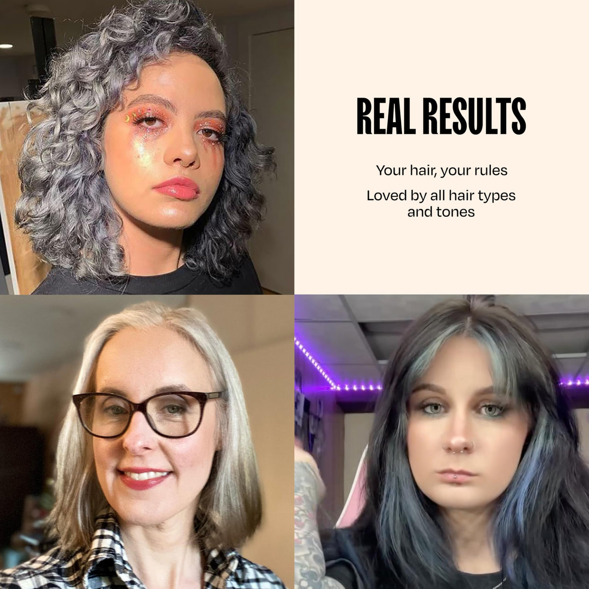 oVertone hair mask on shelf with other products