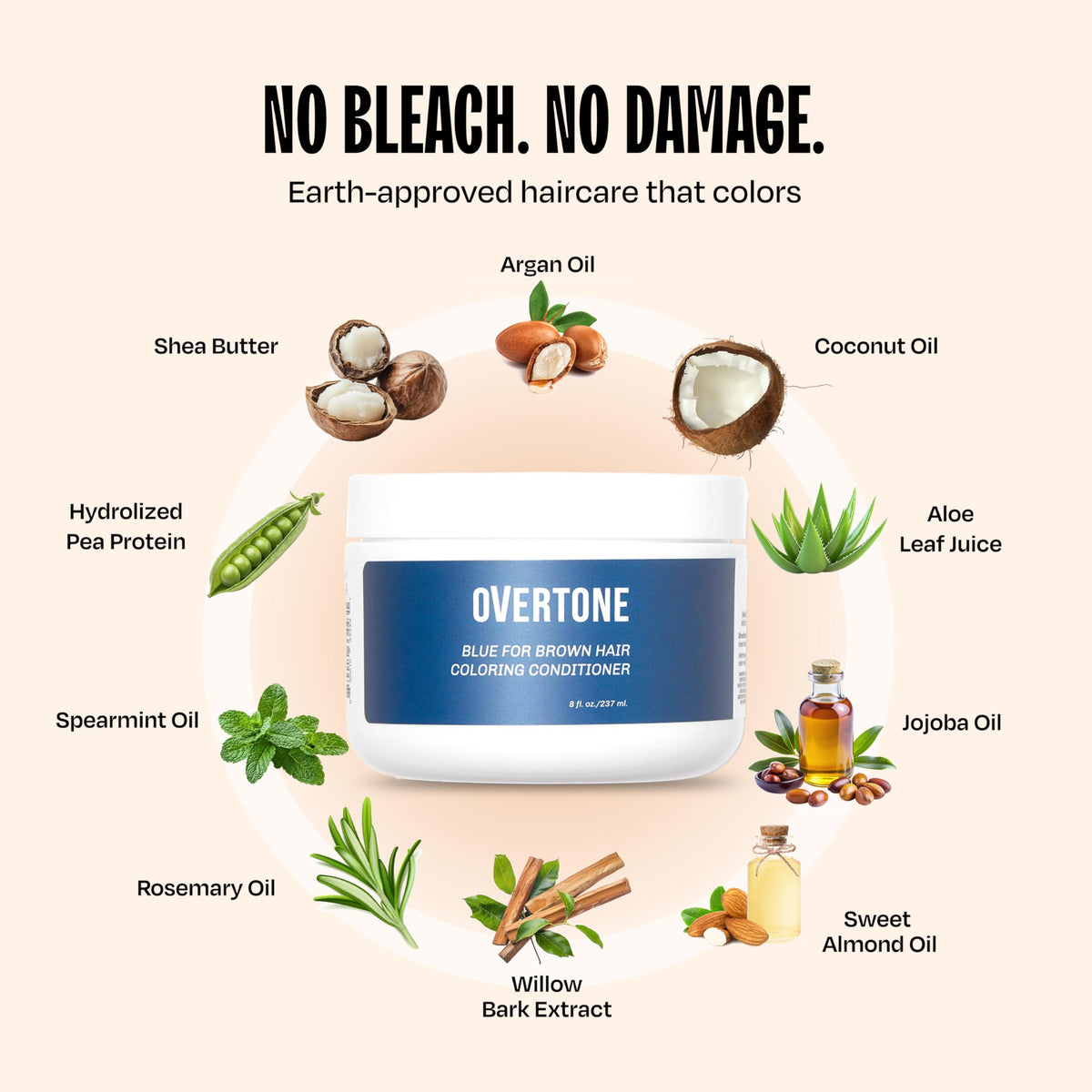oVertone Indigo Iris Hair Mask ingredients overview