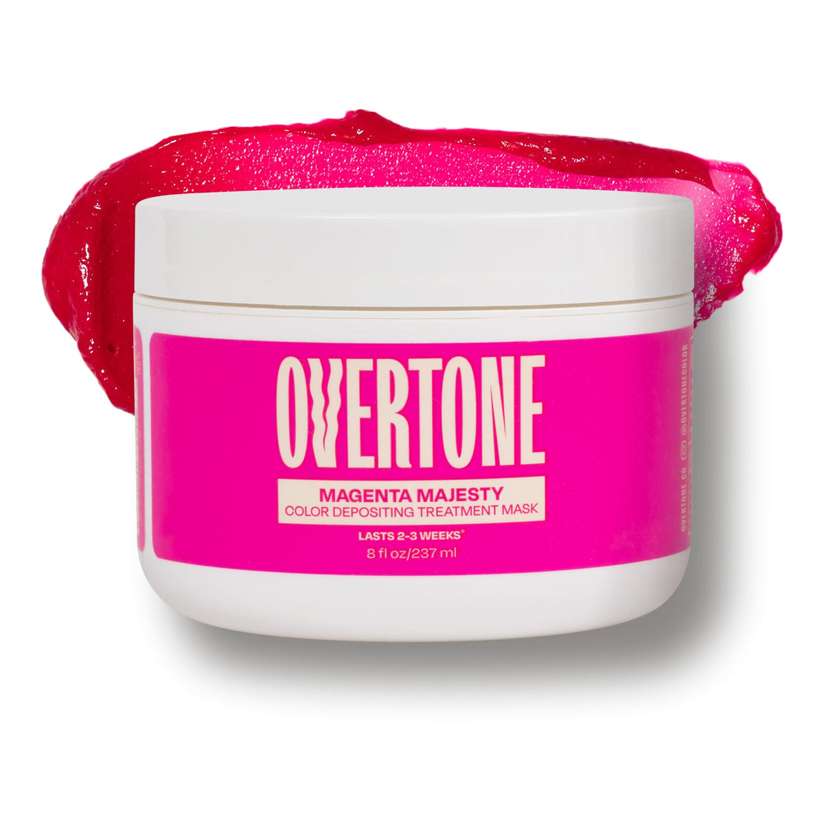 oVertone Magenta Majesty Hair Mask front view