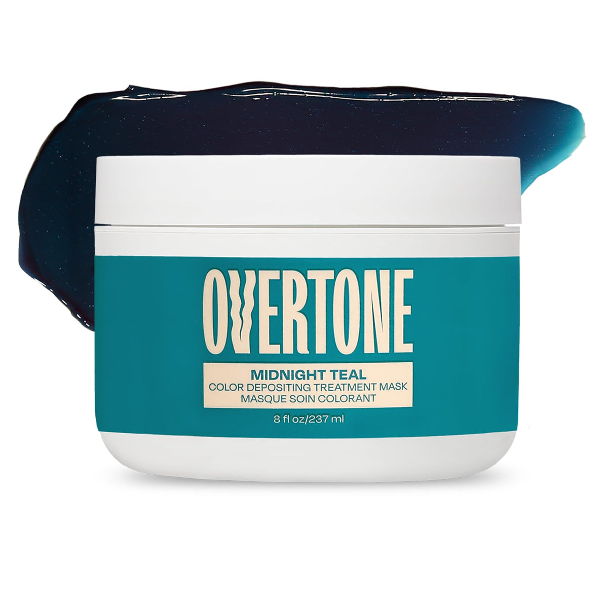 oVertone Midnight Teal Hair Mask front view