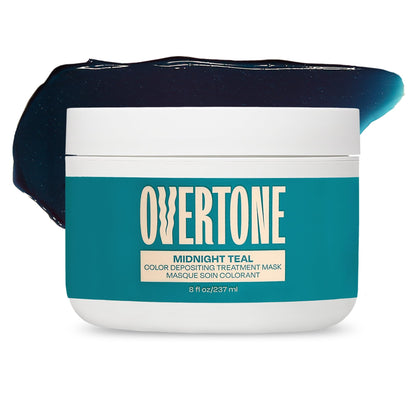 oVertone Midnight Teal Hair Mask front view