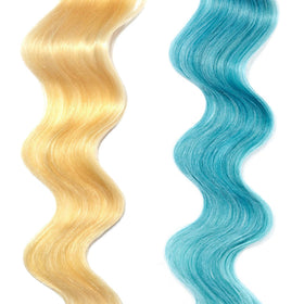 oVertone Pastel Teal Hair Mask texture close-up