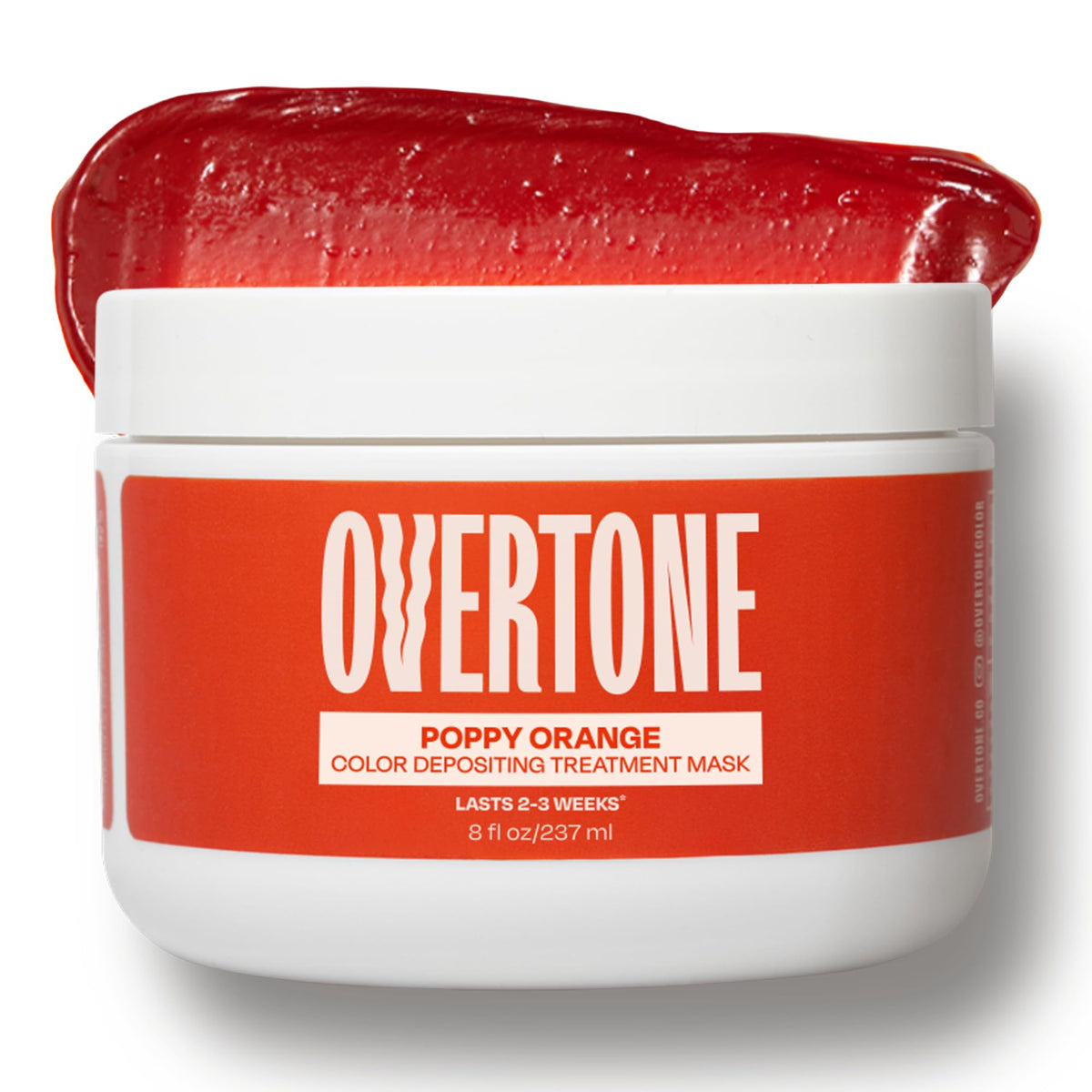 oVertone Poppy Orange Color Depositing Hair Mask front view