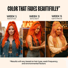oVertone Poppy Orange Hair Mask with natural ingredients