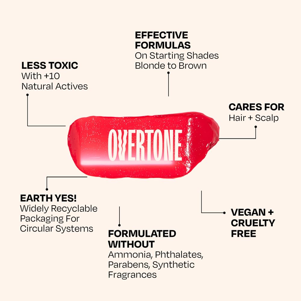 oVertone Raspberry Pink Conditioner with hydrating ingredients