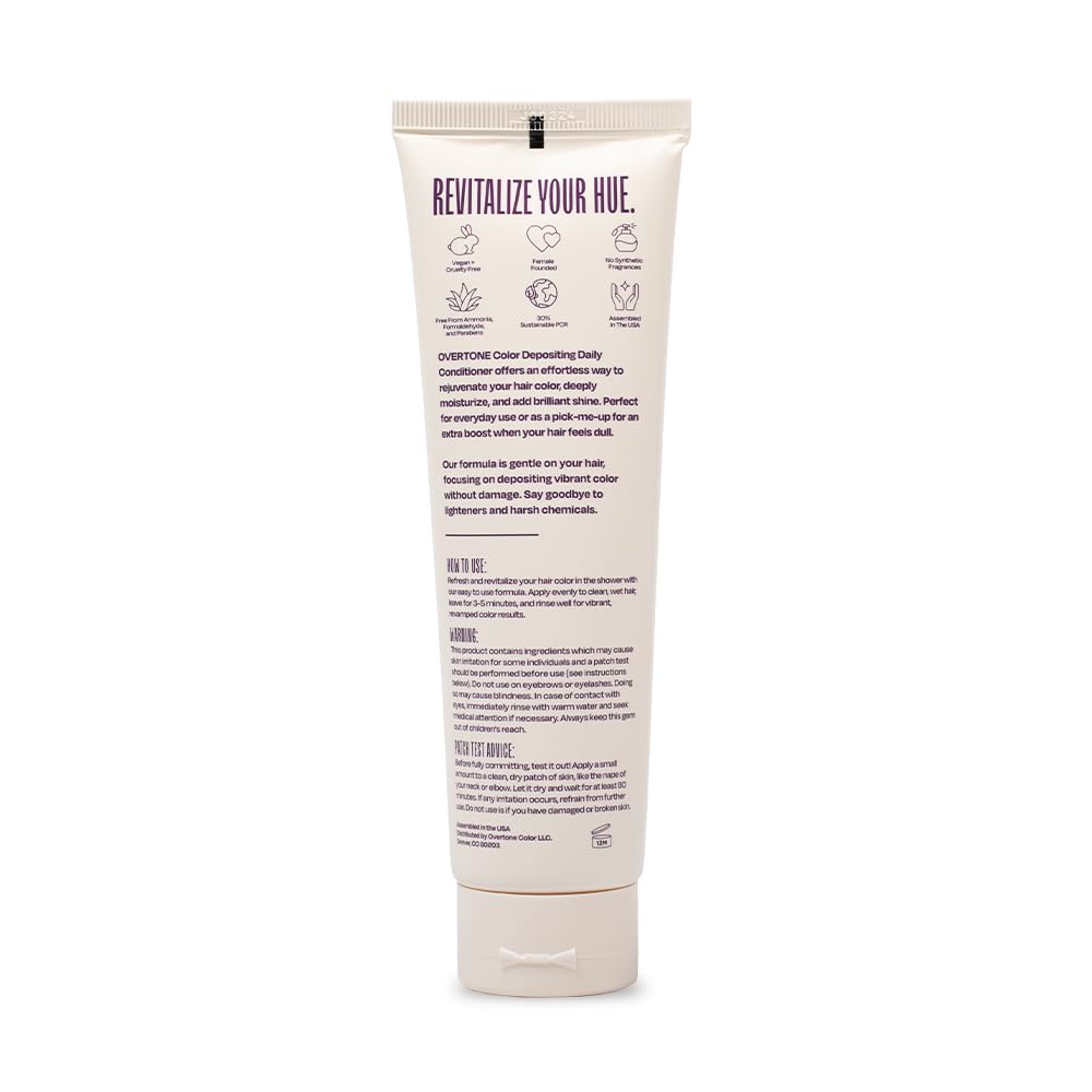 oVertone Royal Plum Conditioner packaging details