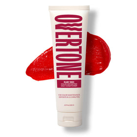 oVertone Ruby Red Color Depositing Daily Conditioner front view