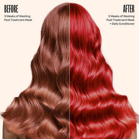 oVertone Ruby Red Color Depositing Daily Conditioner side view