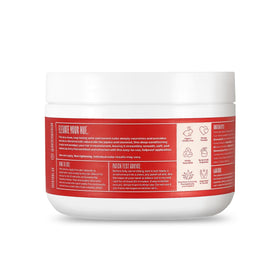 oVertone Ruby Red Hair Mask packaging with vibrant colour
