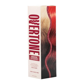 oVertone Scarlet Red conditioner texture close-up