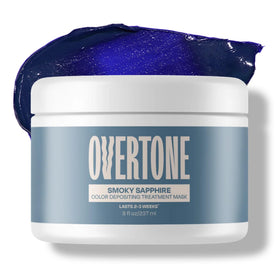 oVertone Smoky Sapphire Hair Mask front view with packaging