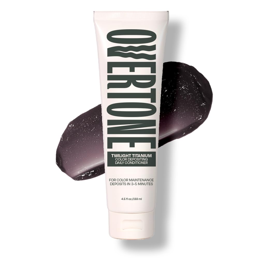 oVertone Twilight Titanium Color Depositing Conditioner front view