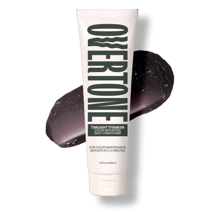 oVertone Twilight Titanium Color Depositing Conditioner front view