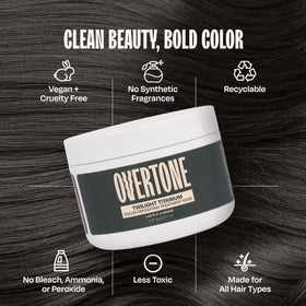 oVertone Twilight Titanium Hair Mask back view