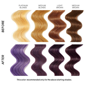 oVertone Vibrant Purple Hair Mask packaging details