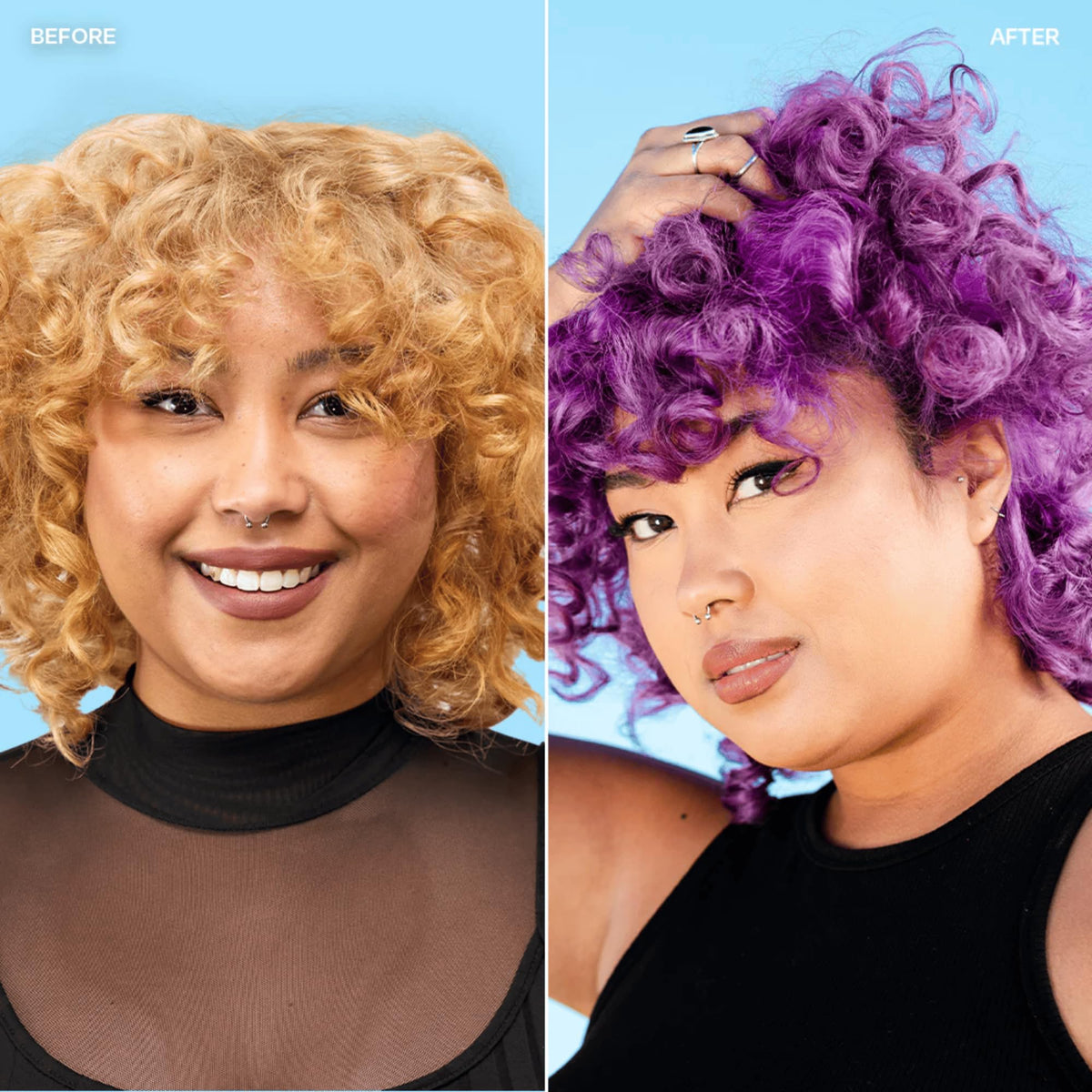 oVertone Vibrant Purple Hair Mask with natural oils