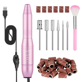 OVX Portable Electric Nail Drill front view with USB port