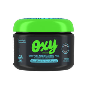 Oxy Deep Pore Acne Cleansing Pads front view with packaging