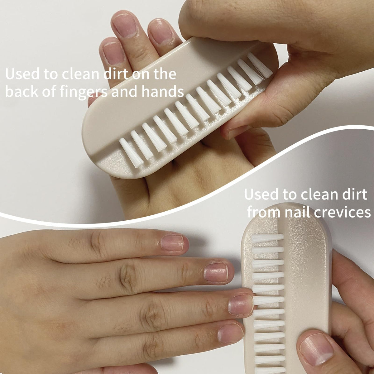 OYEWALLS Nail Brush Set compact size for travel