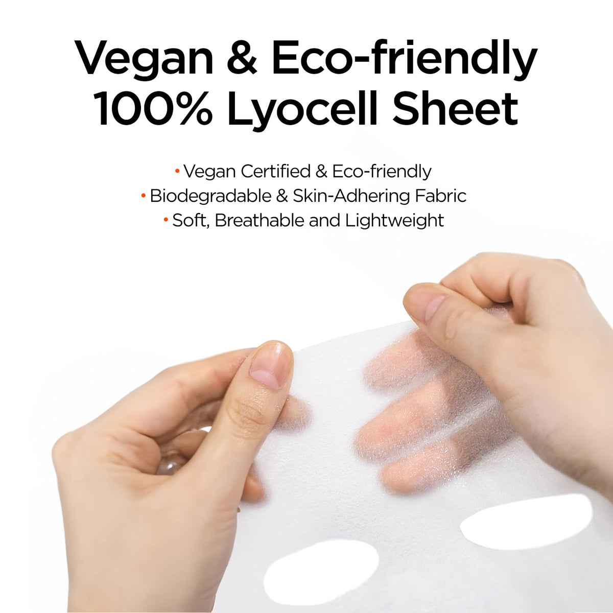 P.CALM Barrier Cycle Daily Sheet Mask application process