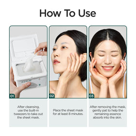 P.CALM Barrier Cycle Daily Sheet Mask with soothing ingredients