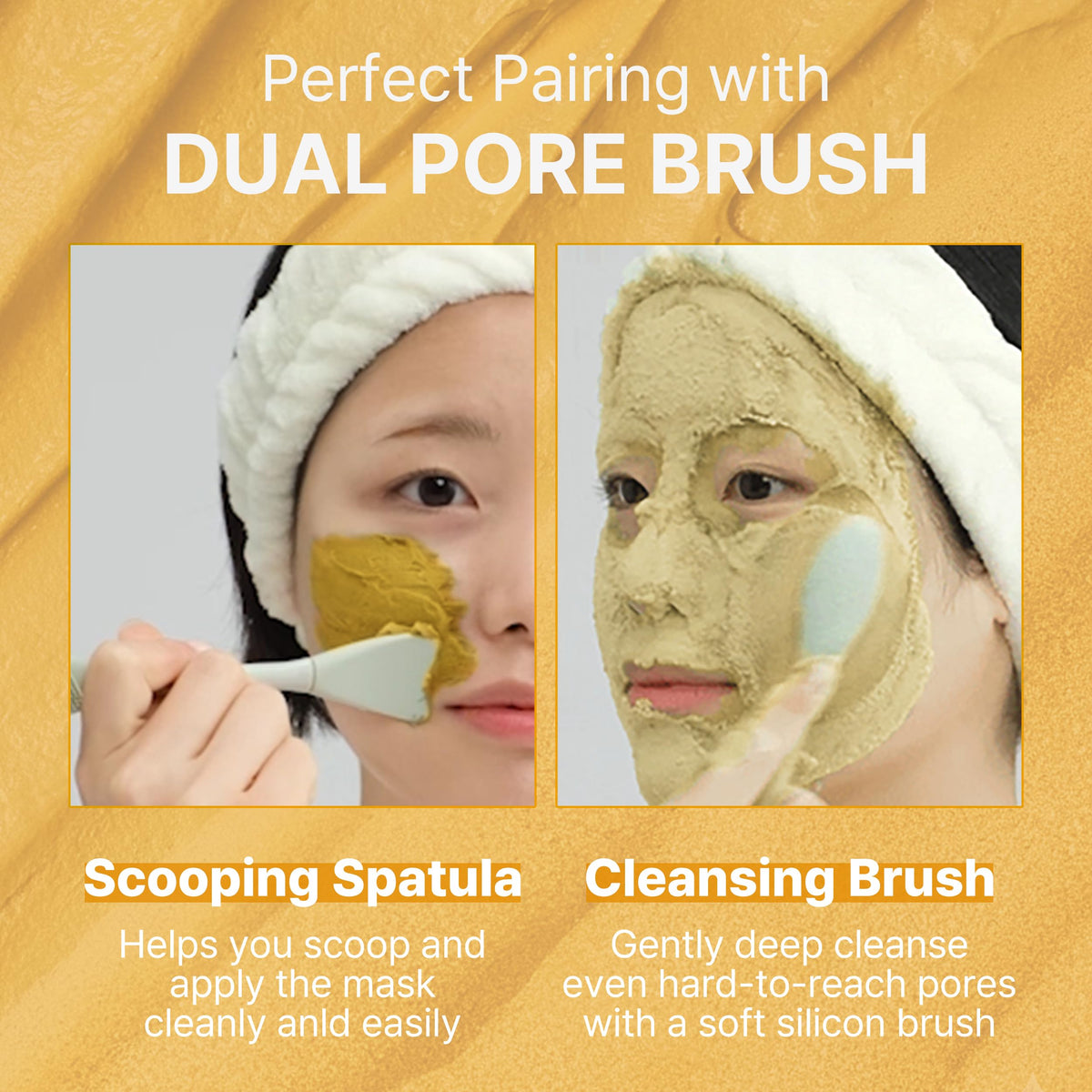 P.CALM Turmeric Bubble Deep Mask 90g product details on table