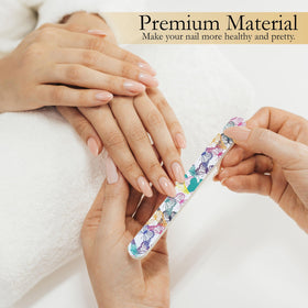 P2P Nails Colorful Nail File Strips showing washability feature