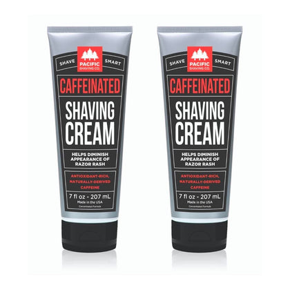 Pacific Shaving Company Men's Caffeinated Shaving Cream front view