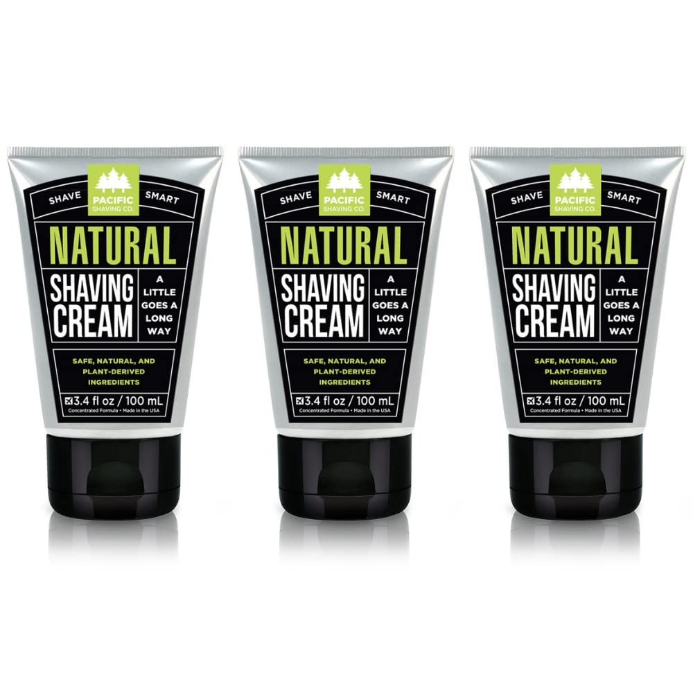 Pacific Shaving Company Natural Shaving Cream 3.4 oz front view