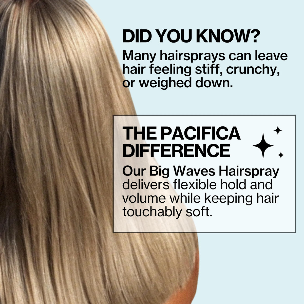 Pacifica Big Waves Coconut Vanilla Sea Salt Hairspray lifestyle scene