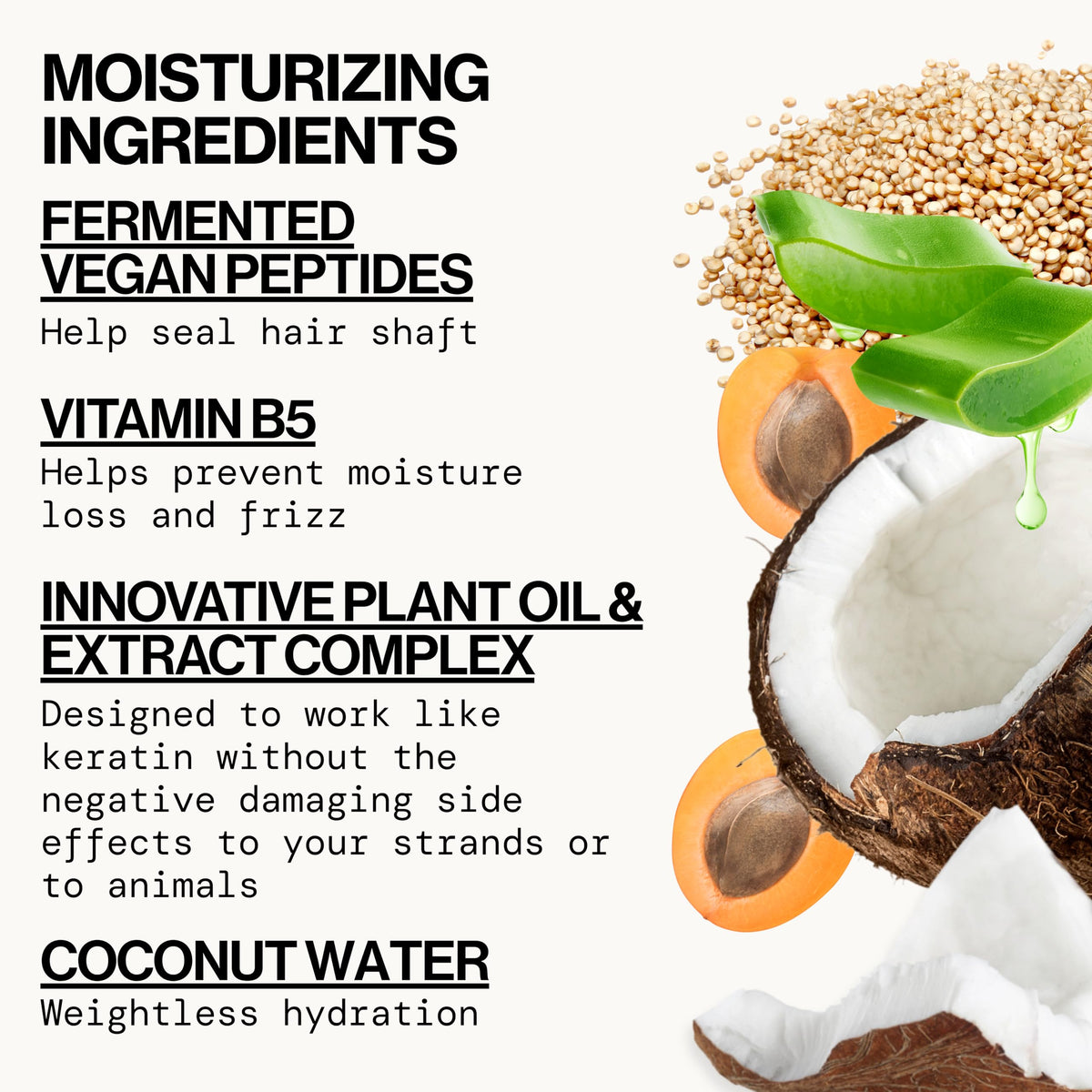 Pacifica Coco Peptide Damage Care Shampoo texture close-up
