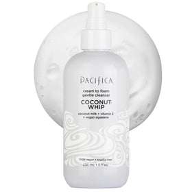 Pacifica Coconut Whip Cream-to-Foam Face Wash 8oz front view