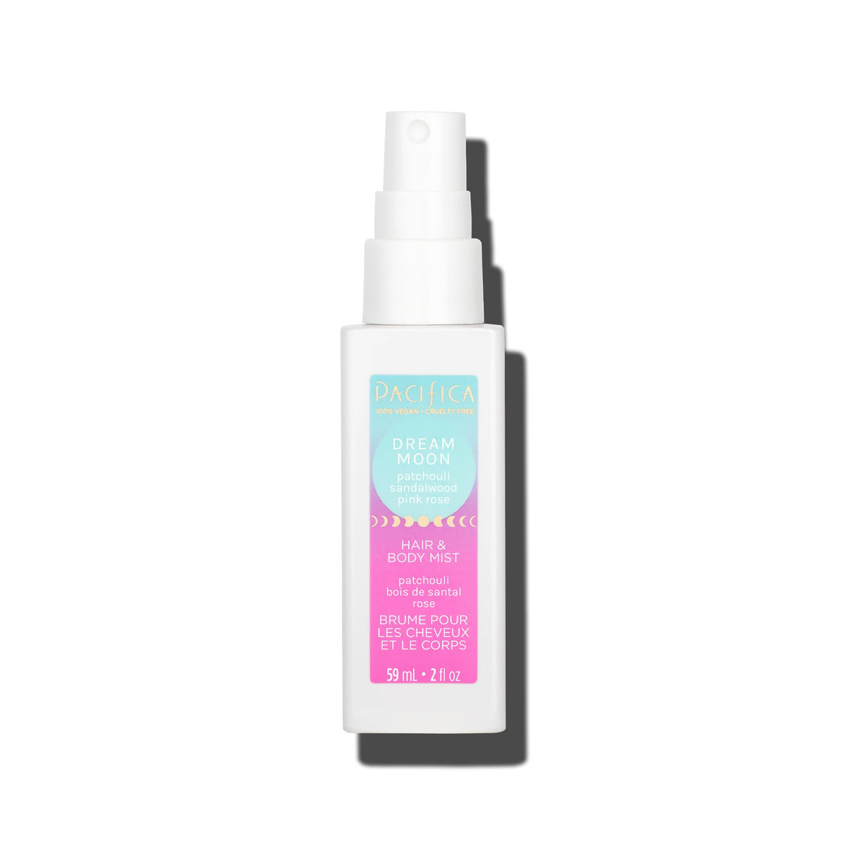 Pacifica Dream Moon Hair & Body Mist 2 oz front view