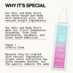 Pacifica Dream Moon Hair Perfume & Body Spray 6.5 oz misting application