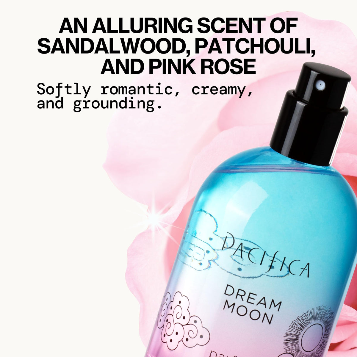 Pacifica Dream Moon Spray Perfume 2 oz bottle with atomizer