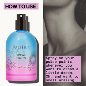Pacifica Dream Moon Spray Perfume atomizer close-up