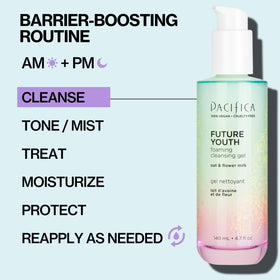 Pacifica Future Youth Foaming Face Wash with natural extracts