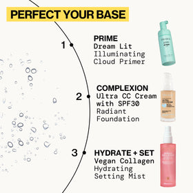 Pacifica Glow Baby Brightening Mist close-up of spray